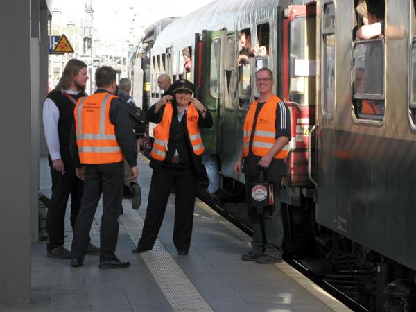 Halt in Erfurt Hbf, ©Stefan Scholz